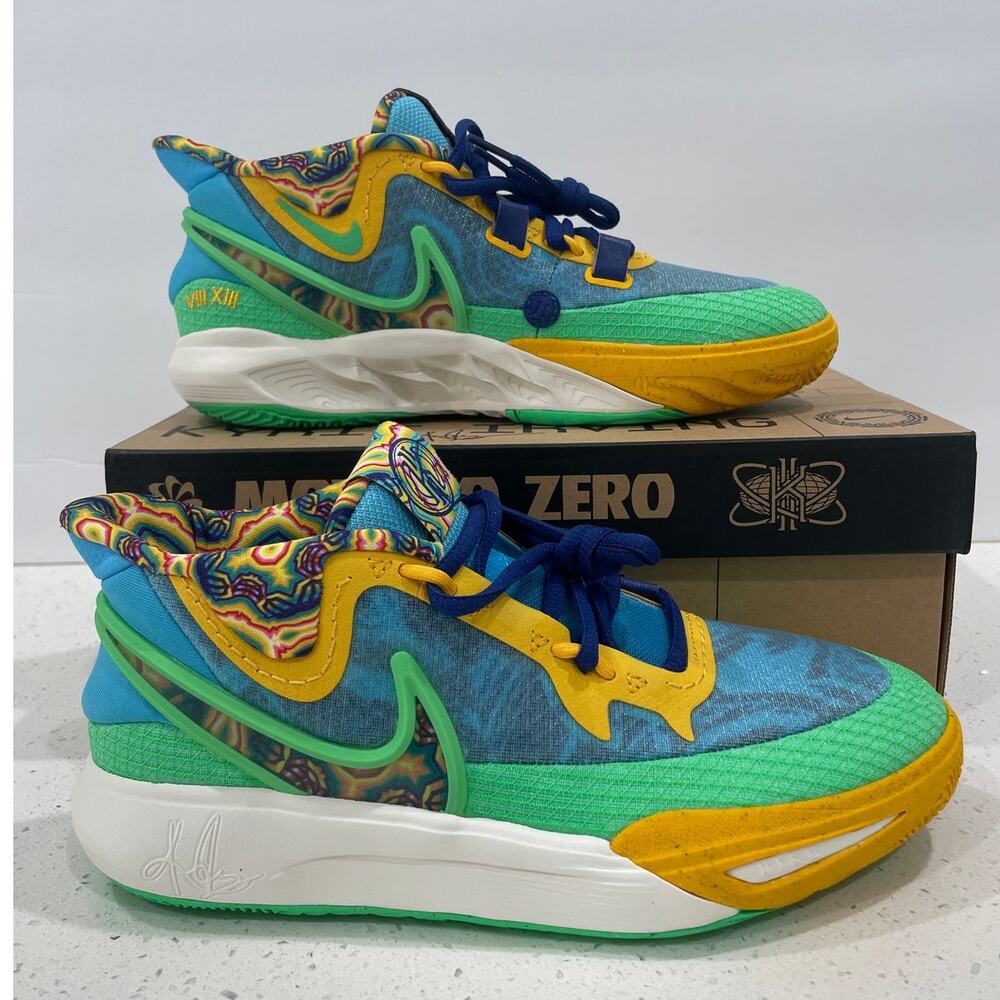 Nike Kyrie 8 GO SE (GS) Blue Baltic/Multi Color Kids 6.5Y NEW